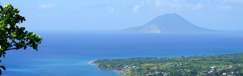 Landscape view of St. Eustatius